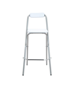 Sgabello pieghevole bellahome bianco 48,5x48x97 cm